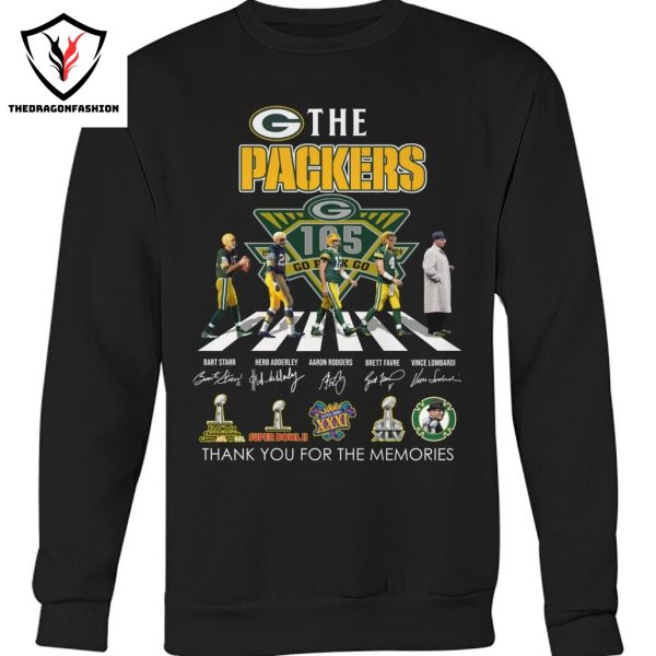 The Green Bay Packers Signature Go Packers Go Thank You For The Memories Unisex T-Shirt