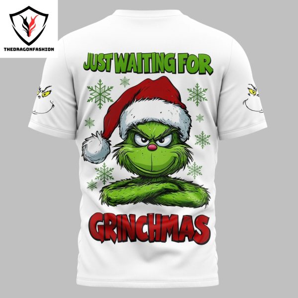 The Grinch Just Waiting For Grinchmas 3D T-Shirt