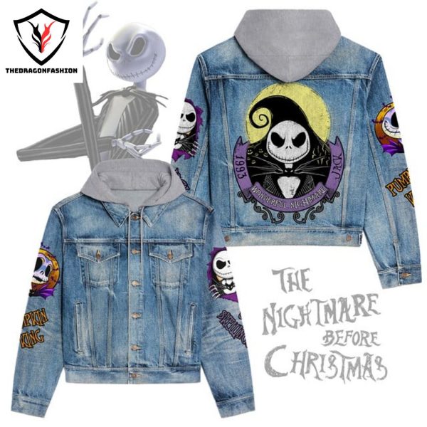 The Nightmare Before Christmas Hooded Denim Jacket