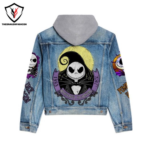 The Nightmare Before Christmas Hooded Denim Jacket