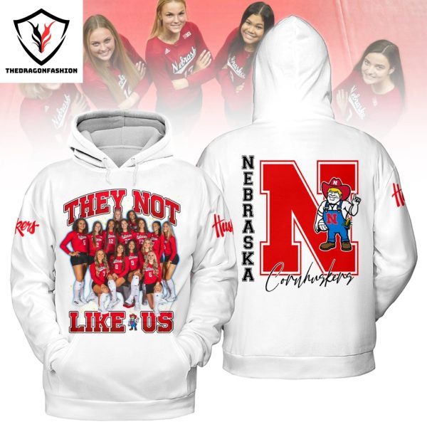 They Not Like Us – Nebraska Huskers Hoodie