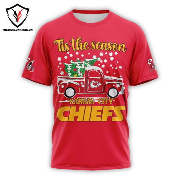 Tis The Season Kansas City Chiefs – All I Want For Christmas Chiefs Win 3D T-Shirt