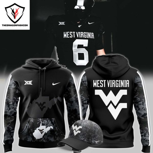 West Virginia Mountaineers 2024 Coal Rush Blackout Hoodie