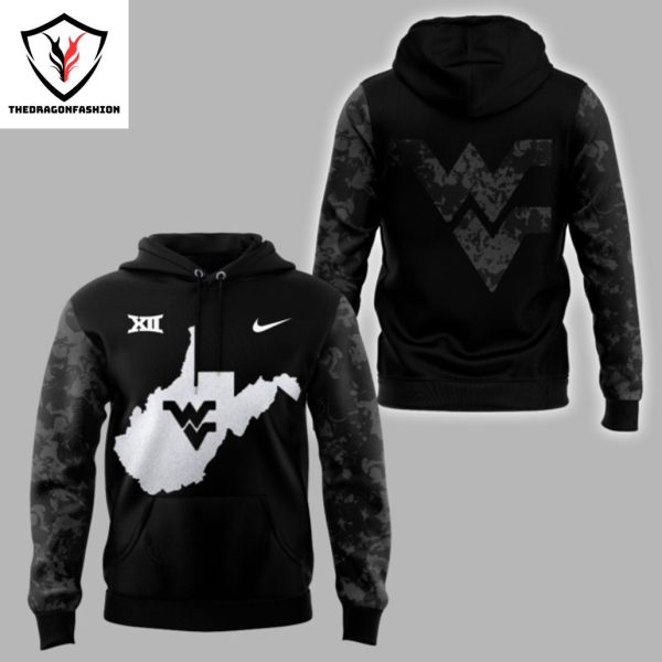 West Virginia Mountaineers Football 2024 Coal Rush Blackout Hoodie