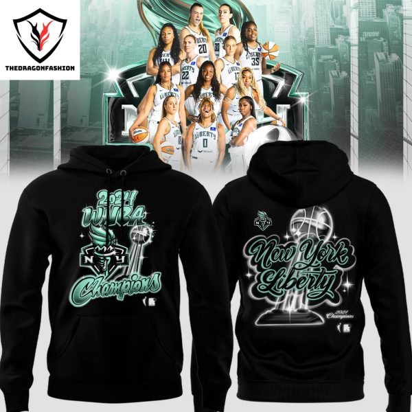 WNBA Finals Champions New York Liberty Hoodie – Black