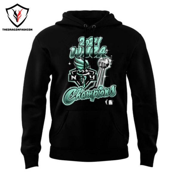 WNBA Finals Champions New York Liberty Hoodie – Black