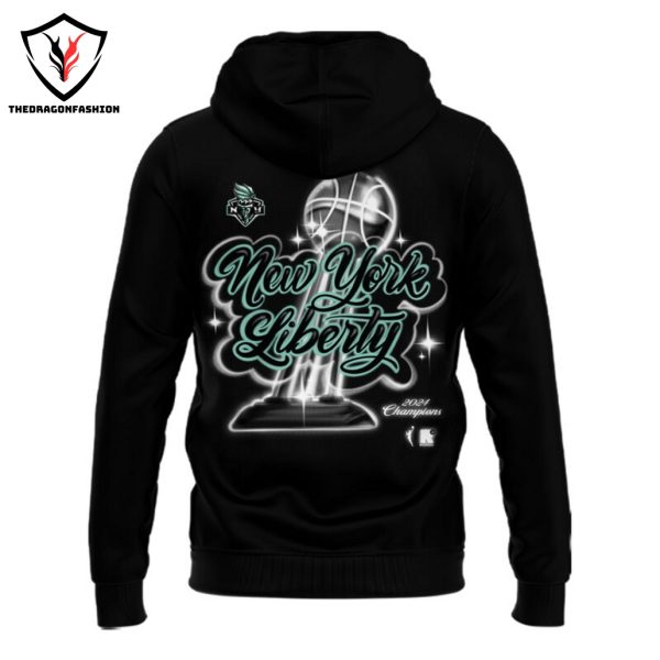 WNBA Finals Champions New York Liberty Hoodie – Black