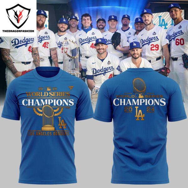 World Series Champions Los Angeles Dodgers 2024 3D T-Shirt