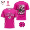 Your Fight Is Our Fight Tackle Cancer – Notre Dame Fighting Irish 3D T-Shirt – White