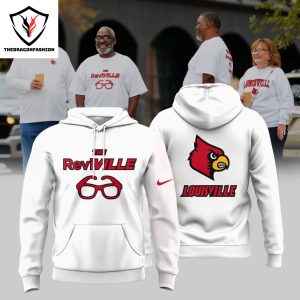 Louisville Cardinals The Reviville Logo 3D T-Shirt – White