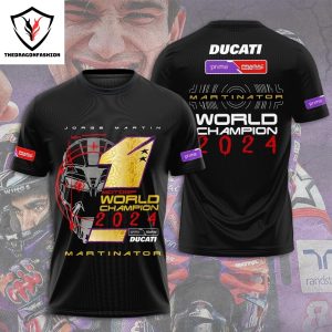 Motogp World Champion 2024 Martinator 3D T-Shirt