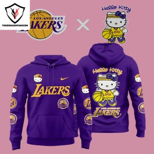 Los Angeles Lakers X Hello Kitty 2024-2025 Season Hoodie