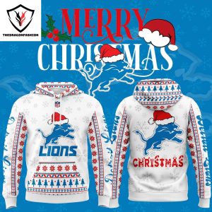 Detroit Lions Christmas 2024 Logo Design Hoodie