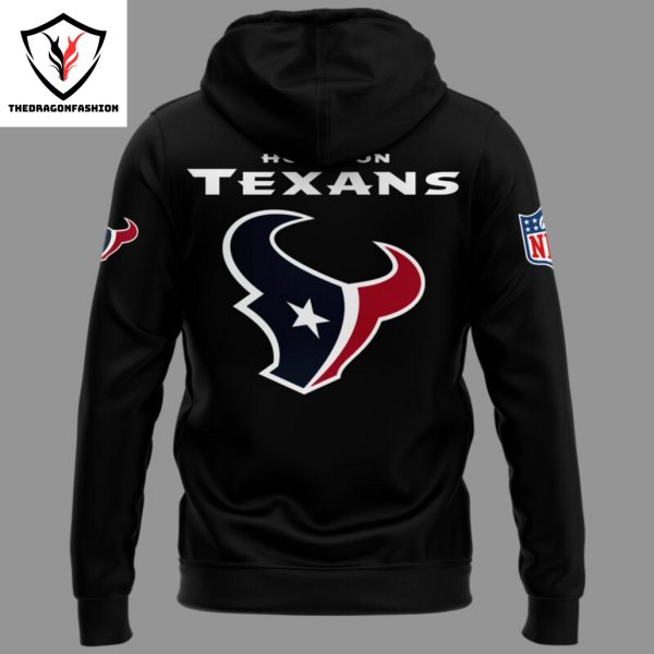 2024-2025 Houston Texans Logo Design Hoodie – Black