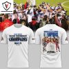 2024 Big Ten Tournament Champions Ohio State Buckeyes Soccer 3D T-Shirt – Grey