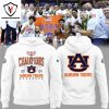 2024 Champions Auburn Tigers Mens Basketball Hoodie – Blue