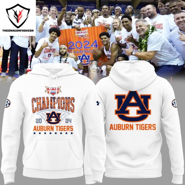 2024 Champions Auburn Tigers Mens Basketball Hoodie