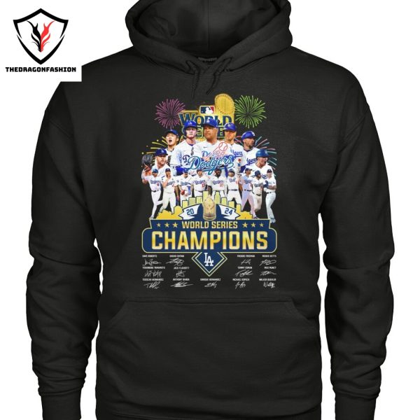 2024 Champions World Series Signature Los Angeles Dodgers Unisex T-Shirt