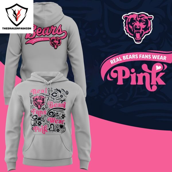 2024 Chicago Bears Fans Wear Pink Hoodie