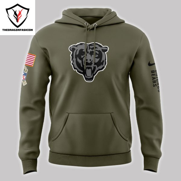 2024 Chicago Bears Logo Design Hoodie