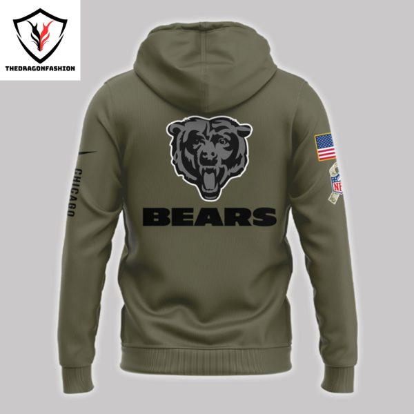 2024 Chicago Bears Logo Design Hoodie