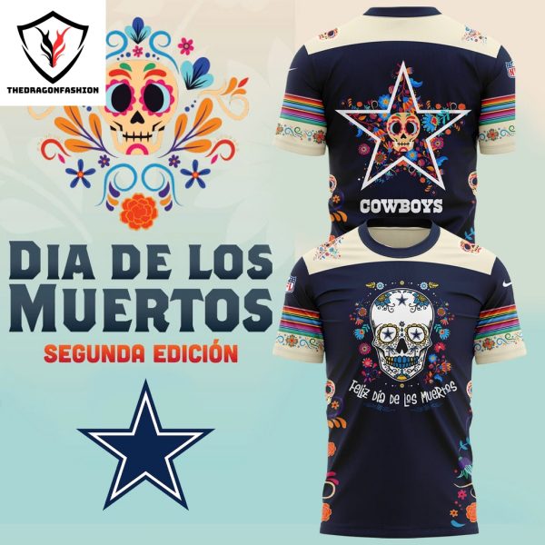 2024 Dallas Cowboys Dia De Los 3D T-Shirt