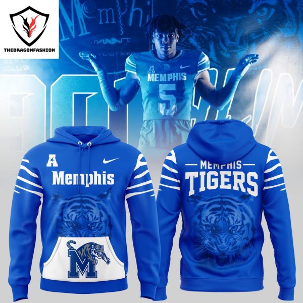 2024 Memphis Tigers Football Hoodie – Blue