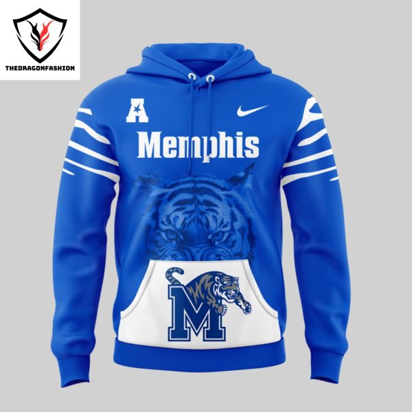 2024 Memphis Tigers Football Hoodie – Blue