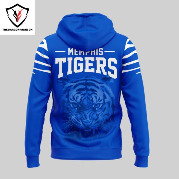 2024 Memphis Tigers Football Hoodie – Blue