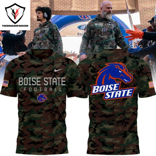 2024 Military Appreciation Boise State Broncos 3D T-Shirt