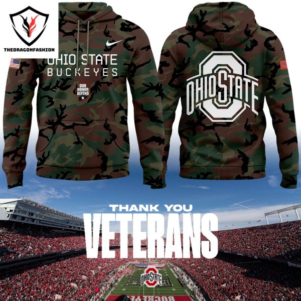 2024 Military Appreciation Ohio State Buckeyes Hoodie