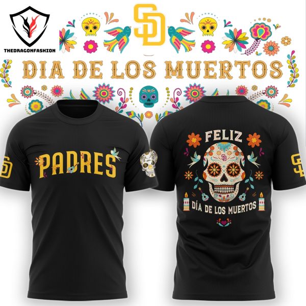 2024 San Diego Padres Dia De Los Muertos 3D T-Shirt