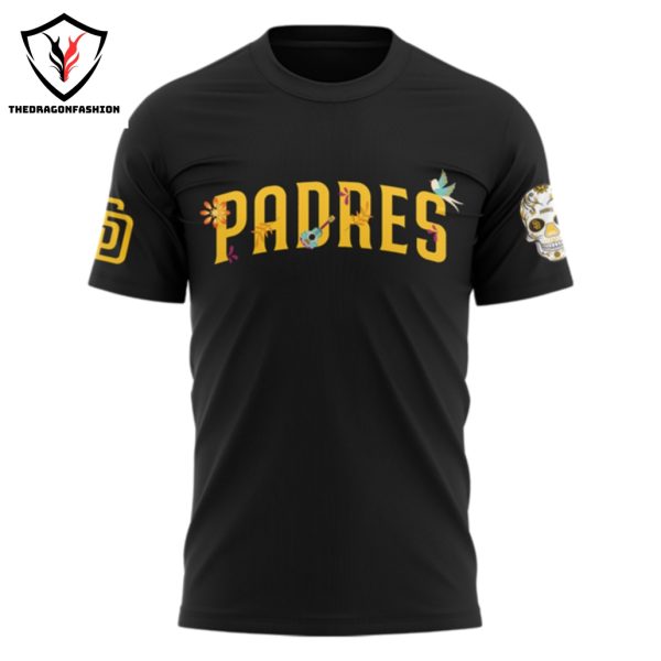 2024 San Diego Padres Dia De Los Muertos 3D T-Shirt