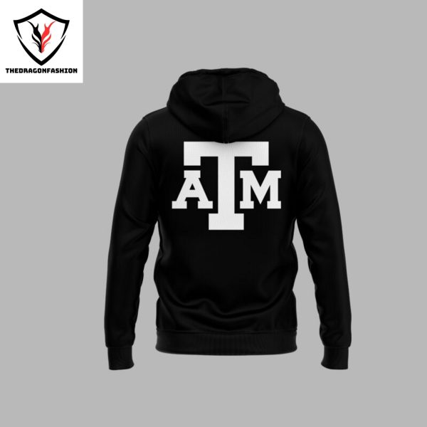 2024 Texas A&m Aggies Football Logo Design Hoodie – Black