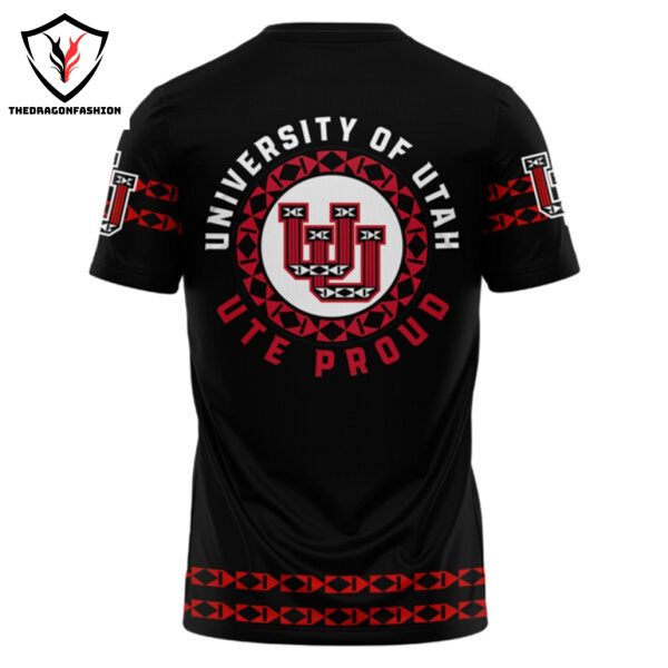 2024 Utah Utes Football  Fearless And Proud 3D T-Shirt