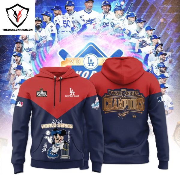 2024 World Series Champion Los Angeles Dodgers Mickey Hoodie