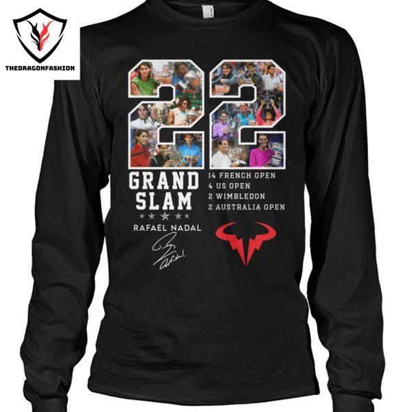 22 Grand Slam Rafael Nadal Signature Unisex T-Shirt