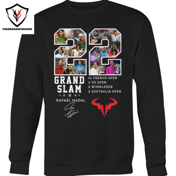 22 Grand Slam Rafael Nadal Signature Unisex T-Shirt