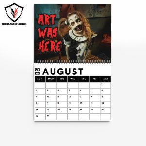 Terrifier Happy New Year 2025 Calendar