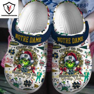 Notre Dame Fighting Irish Cheer On The Holliday With The Fighting Irish Crocs