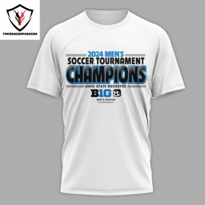 Ohio State Buckeyes Soccer 2024 Big Ten Tournament Champions 3D T-Shirt