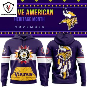 Minnesota Vikings 2024 Native American Heritage Month Hoodie