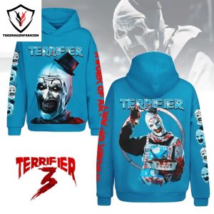 Terrifier 3 A Work Of Art Hoodie – White