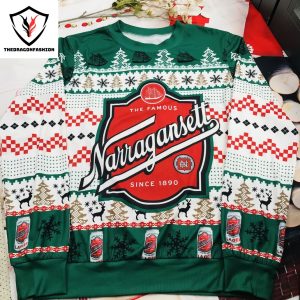 Narragansett Beer Since 1890 Ugly Christmas Sweater