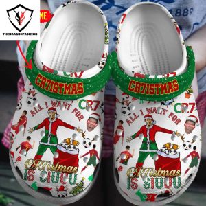 Cristiano Ronaldo Cristmas Is Siuuu Crocs