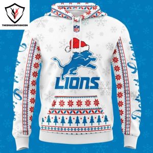 Detroit Lions Christmas 2024 Logo Design Hoodie