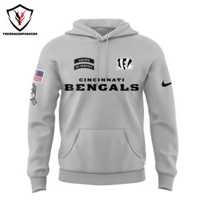 Cincinnati Bengals Salute To Serviec Hoodie – Grey