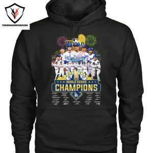 2024 Champions World Series Signature Los Angeles Dodgers Unisex T-Shirt