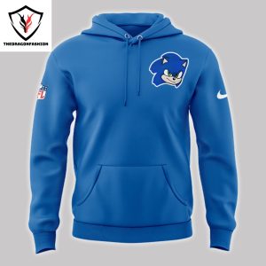 Sonic x Detroit Lions Design Hoodie – Blue