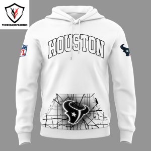 2024-2025 Houston Texans Logo Design Hoodie – White